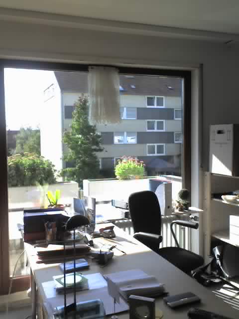 Blick aus dem Fenster in Saarbrücken