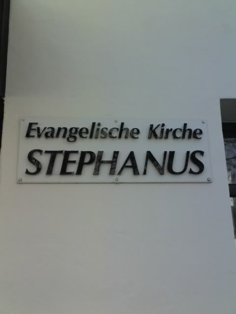 Schild Evangelische Studentengemeinde Augsburg